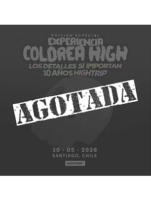Edición Especial Experiencia Colorea High - 10 Años Hightrip