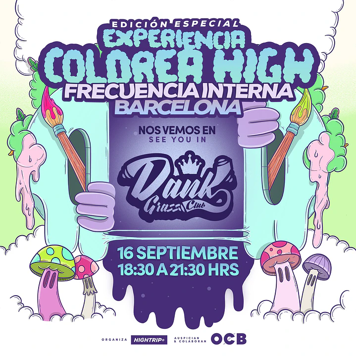 Color High Barcelona Experience - Dank Grass 1