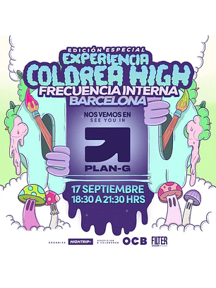 Experiencia Colorea High Barcelona - PLAN G