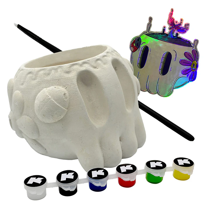 Kit macetero para pintar 2