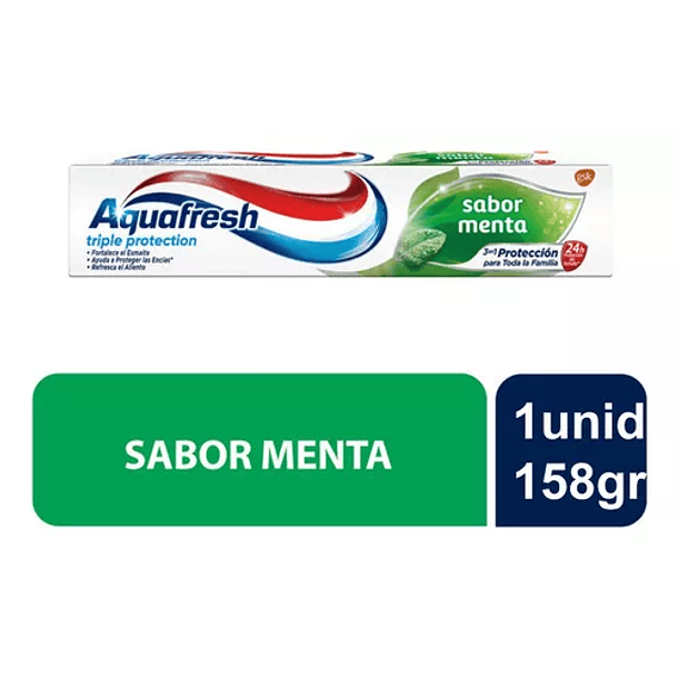 Pasta dental Aquafresh Triple Proteccion 158 gr 