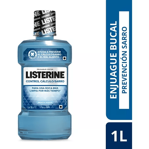 Enjuague Bucal Listerine Control Sarro 1 Litro