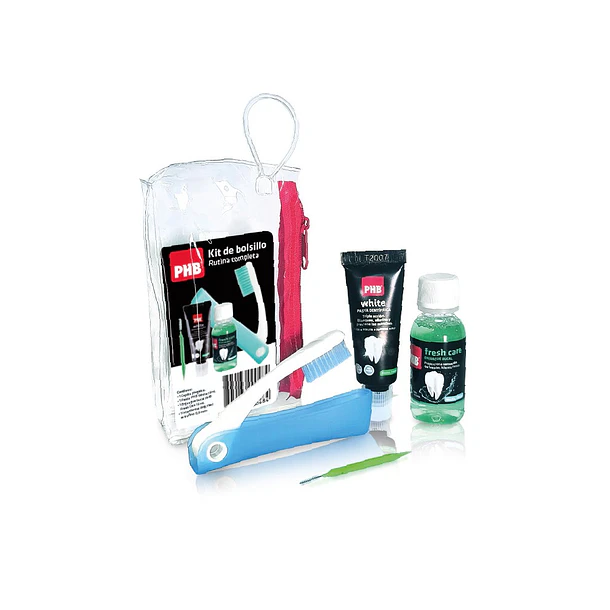 Cepillo PHB De Bolsillo Viaje + Mini Pasta 15ml