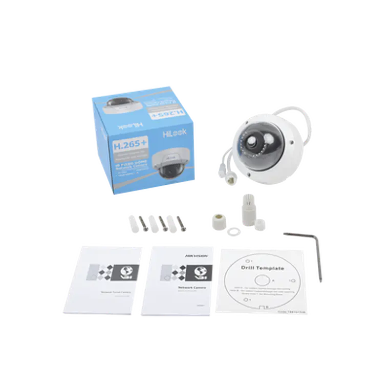 Camara Mini Domo IP, 2 Megapixeles, 30 mts IR, IP67, IK10, PoE, Modelo: IPC-D121H-C 2