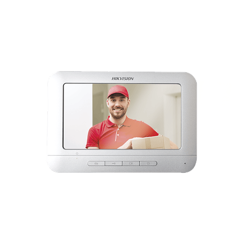 Monitor 7" Adicional para Videoportero Análogo DS-KIS202 y DS-KIS203, Modelo: DS-KH2220