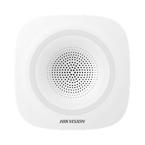 Sirena Inalámbrica Interior para Panel de Alarma Hikvision 110 dB, Modelo: DS-PSG-WI