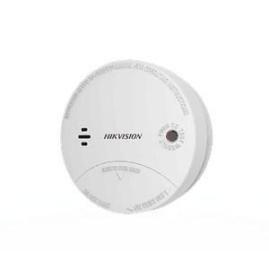 Detector de Humo Inalámbrico para Panel de Alarma Hikvision uso Interior, Modelo: DS-PD1-SMK-W