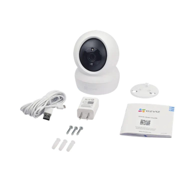 Mini Cámara Ezviz IP PT 2 Megapixeles, Smart Tracking, Grabación en la Nube, Audio de Dos Vías, Memoria Micro SD, Modelo: C6N 2