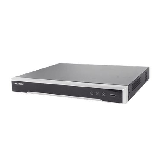 NVR Hikvision 8 Megapixeles (4K), 8 canales IP, 8 Puertos PoE+, 2 Bahías de Disco Duro, Switch PoE 300 mts, Modelo: DS-7608NI-K2/8P - Image 1