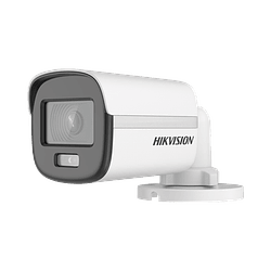 Camara Hikvision Bala TurboHD 2 Megapíxeles, Imagen a color 24/7, Lente 2.8 mm, Metalica, IR 20 mts, IP67, Modelo:DS-2CE10DF0T-F 