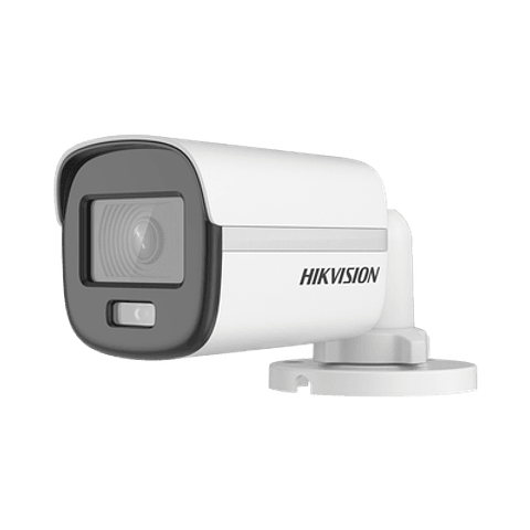 Camara Hikvision Bala TurboHD 2 Megapíxeles, Imagen a color 24/7, Lente 2.8 mm, Metalica, IR 20 mts, IP67, Modelo:DS-2CE10DF0T-F 