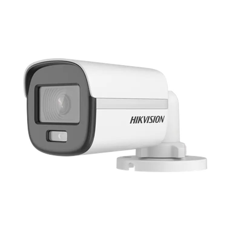 Camara Hikvision Bala TurboHD 2 Megapíxeles, Imagen a color 24/7, Lente 2.8 mm, Metalica, IR 20 mts, IP67, Modelo:DS-2CE10DF0T-F  1