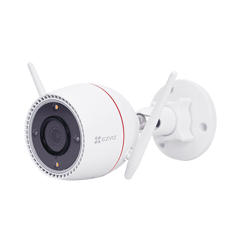 Cámara Ezviz, Bala IP 3 Megapíxeles, Wi-Fi, Audio de Dos Vías, Visión Nocturna en Color, Sirena, Estrobo, Detección de movimiento, Notificación Push, Uso en Exterior, Modelo: CS-C3TN3MP