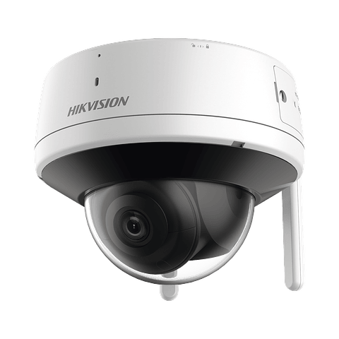 Camara Domo IP 2 Megapixeles, Lente 2.8 mm, 30 mts IR, IP66, Wi-Fi, WDR 120 dB, H.265+, Micrófono y Bocina Interconstruido, Modelo: DS-2CV2121G2-IDW(E)