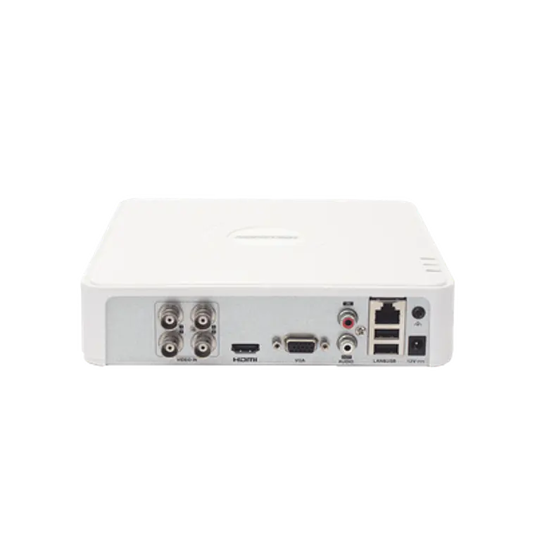 DVR Hikvision 2 Megapixeles (1080P) Lite con 4 Canales TURBOHD + 1 Canal IP, 1 Bahía de Disco Duro, H.265+, Modelo: DS-7104HGHI-K1(S) 2