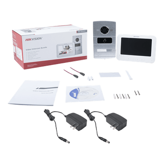 Kit de Videoportero Hikvision IP, 1.3 Megapixeles, Monitor Touch, Lector de Tarjetas (MIFARE), Modelo: DS-KIS601 - Image 2