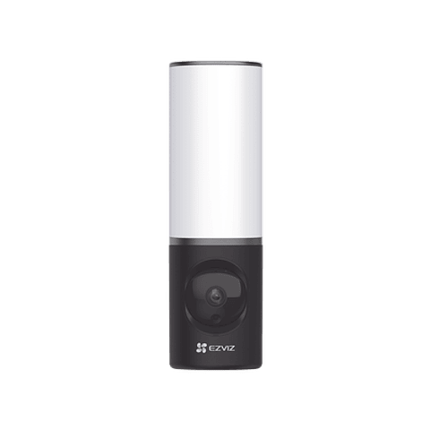 Cámara Ezviz IP, 4 Megapíxeles, Wi-Fi con Lampara Integrada, Audio de dos vías, Imagen a Color, Detección Humana, Uso Exterior, Modelo: CS-LC3