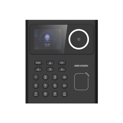 Terminal Facial Min Moe con lector de Tarjetas PROXIMIDAD EM, para Control de Acceso o Asistencia, 500 rostros, Detección de Cubrebocas, Modelo: DS-K1T320EX