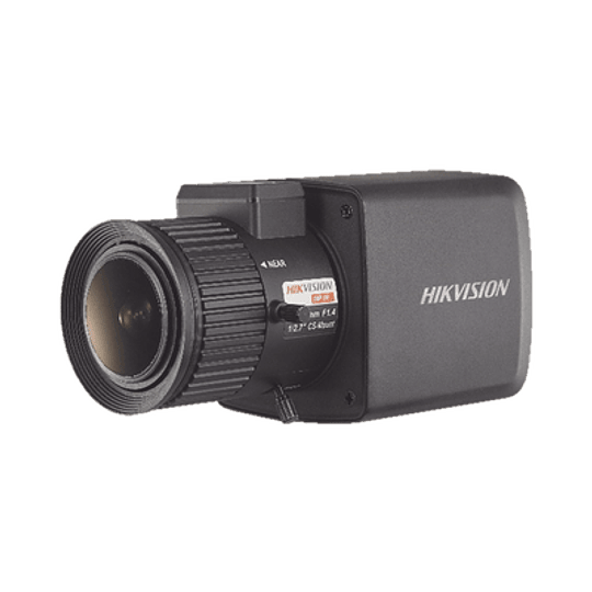 Cámara Tipo Box (Profesional) TURBOHD 2 Megapixeles (1080p), Diseño Compacto, Ultra Baja Iluminación, WDR Real 120 dB , Modelo: DS-2CC12D8T-AMM