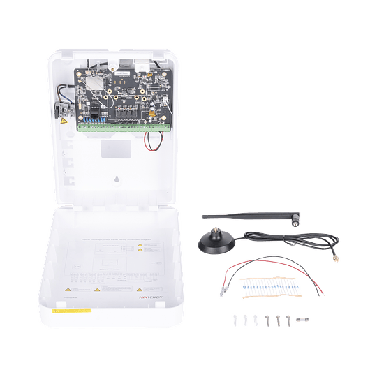 Panel de Alarma Hikvision Híbrido IP (Versión 2.0), Wi-Fi, 8 Zonas Cableadas Directas al Panel, 56 Zonas Expandibles: Inalámbricas o Cableadas por Medio de Módulos, Modelo: DS-PHA64-W4P2 - Image 2