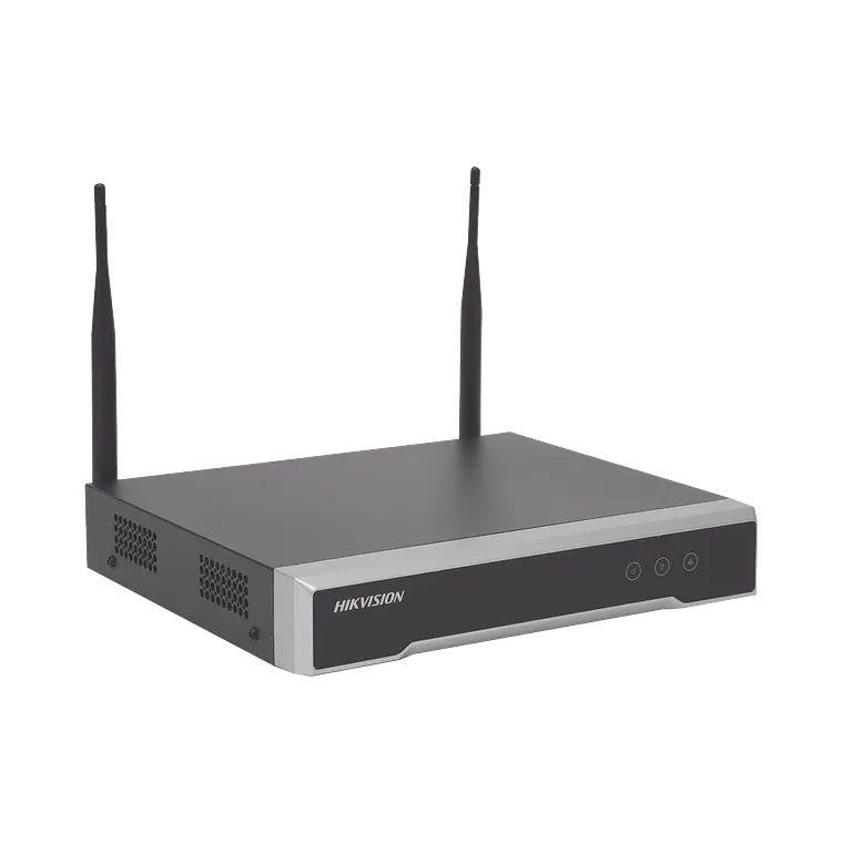 NVR Hikvision 4 Megapíxeles, 4 canales IP, 1 Bahía de Disco Duro, 2 Antenas Wi-Fi, Salida de Vídeo Full HD, Modelo: DS-7104NI-K1/W/M(C) 2