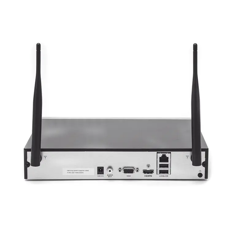 NVR Hikvision 4 Megapíxeles, 4 canales IP, 1 Bahía de Disco Duro, 2 Antenas Wi-Fi, Salida de Vídeo Full HD, Modelo: DS-7104NI-K1/W/M(C) 3