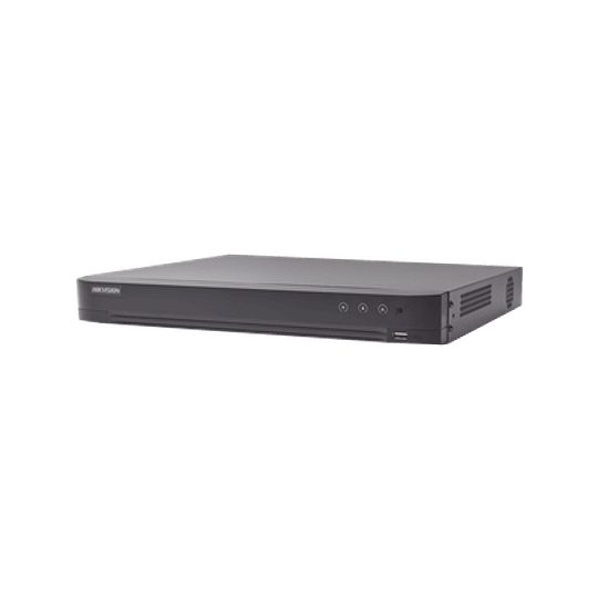 DVR Hikvision, 4 Megapixeles, 16 Canales TURBOHD + 8 Canales IP, 1 Bahía de Disco Duro, Audio por Coaxitron, Salida de Vídeo en Full HD, Modelo: IDS-7216HQHI-M1/S(C)