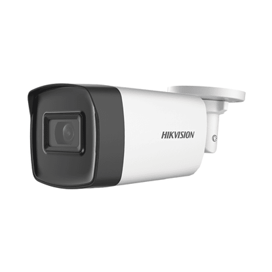 Camara Hikvision Bala TURBOHD, 2 Megapíxeles (1080p), Lente 3.6 mm, IP67, 80 mts, IR EXIR, dWDR, 4 Tecnologías, Modelo: DS-2CE17D0T-IT5F(C)