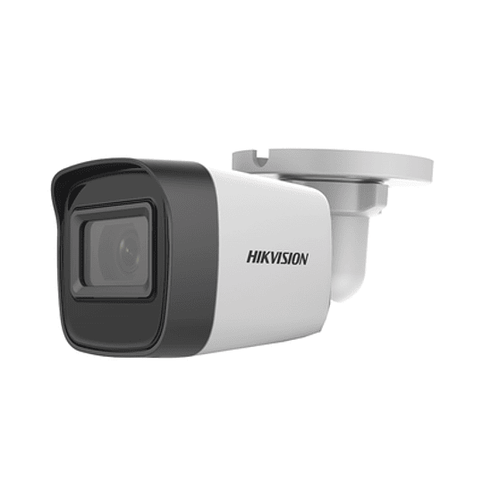 Camara Hikvision, Bala TURBOHD 5 Megapixeles, Lente 2.8 mm, 4 Tecnologías, 30 mts IR EXIR, IP67, dWDR, Modelo: DS-2CE16H0T-ITF(C)