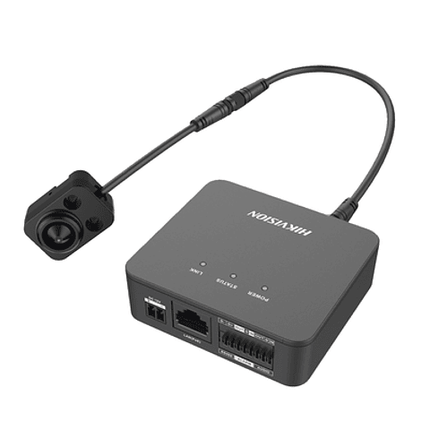 Camara Hikvision Pinhole IP 2 Megapixeles, Lente 3.7 mm, PoE, Ideal para Cajeros Automáticos (ATM), WDR, Micro SD, Modelo: DS-2CD6425G1-20