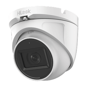 Camara HikLook Turret TURBOHD 2 Megapixeles (1080p), Gran Angular 106°, Lente 2.8 mm, Audio por Coaxitron, 30 mts IR EXIR, IP66, 4 Tecnologías, Modelo: THC-T120-MS