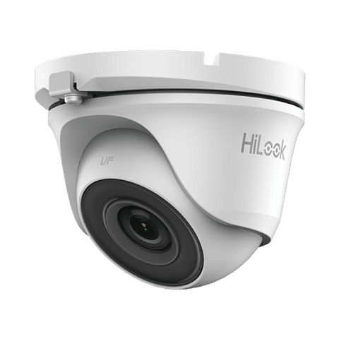 Camara HikLook Turret TURBOHD 5 Megapíxeles, 85° de Visión, Lente 2.8 mm, IP66, IR EXIR 20 mts, TVI-AHD-CVI-CVBS, Modelo: THC-T150-M