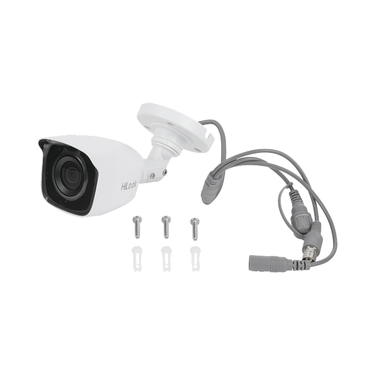 Camara HikLook Bala TURBOHD 5 Megapíxeles, Lente 2.8mm (85° de Visión), IP66, IR EXIR 20 mts, TVI-AHD-CVI-CVBS, Modelo: THC-B150-M 2