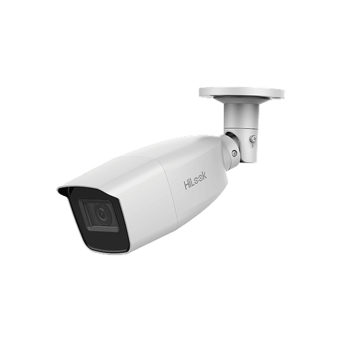 Camara HikLook Bala TURBOHD 2 Megapixeles (1080p), Lente Varifocal 2.8 a 12 mm, IR EXIR 40 mts, IP66, TVI-AHD-CVI-CVBS, dWDR, Modelo: THC-B320-VF