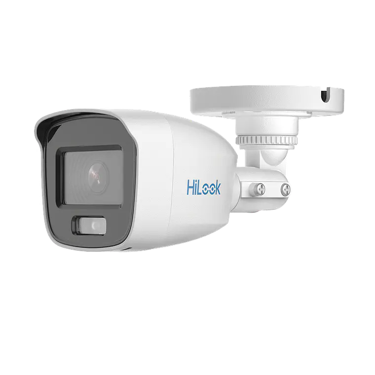 Camara HikLook Bala TURBOHD 1080p, Imagen a color 24/7, Lente 2.8 mm, ColorVu Lite, Luz Blanca 20 mts, IP66, Policarbonato, Modelo: THC-B129-PS 1