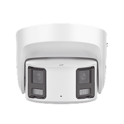 Camara Hikvision Turret IP Panorámica 8 Megapíxeles, 180°, Imagen a Color 24/7, PoE, WDR 130°, IP67, ACUSENSE, Protección Activa , Modelo: DS-2CD2387G2P-LSU/SL(C)