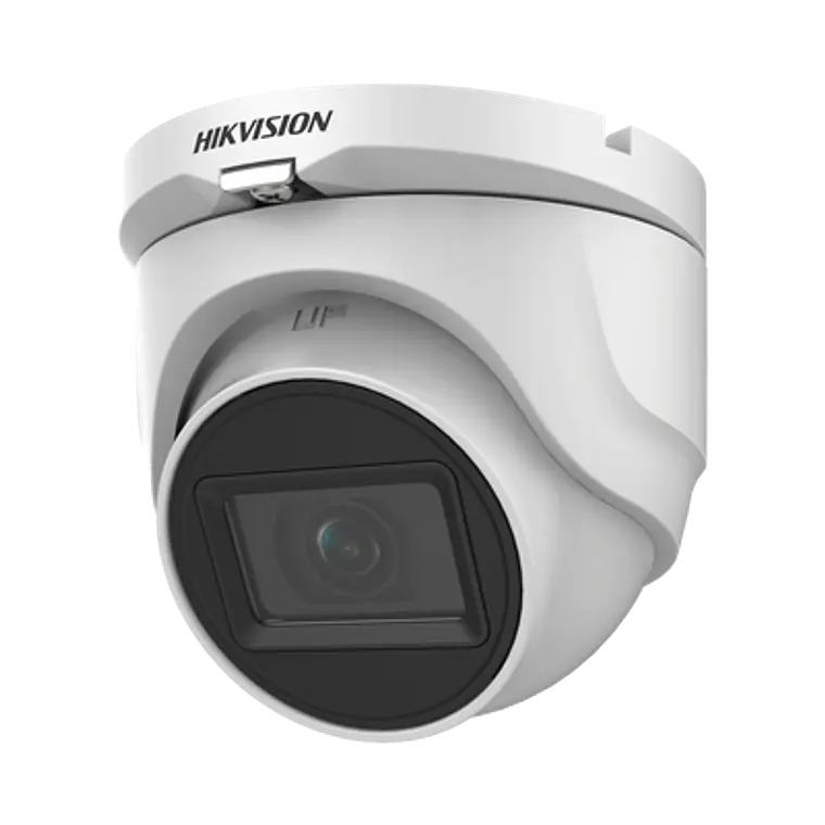 Camara Hikvision Turret, TURBOHD 5 Megapixeles, Lente 2.8 mm, 30 mts IR EXIR, IP67, Metal, Modelo: DS-2CE76H0T-ITMF(C) 1