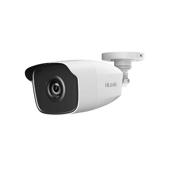 Camara Bala HikLook TURBOHD, 2 Megapíxeles (1080p), Gran Angular 103º, Lente 2.8 mm, METAL, IR EXIR 40 mts, IP66, TVI-AHD-CVI-CVBS, dWDR, Modelo: THC-B220-M