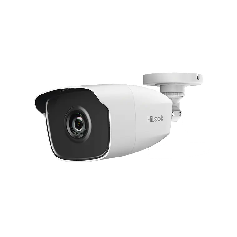 Camara Bala HikLook TURBOHD, 2 Megapíxeles (1080p), Gran Angular 103º, Lente 2.8 mm, METAL, IR EXIR 40 mts, IP66, TVI-AHD-CVI-CVBS, dWDR, Modelo: THC-B220-M 1