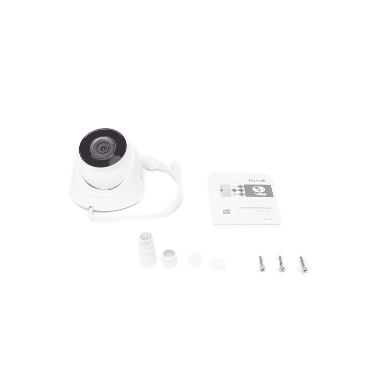 Camara HiLook Series, Turret IP 4 Megapixeles, 30 mts IR, Exterior IP67, PoE, Lente 2.8 mm, WDR 120 dB, Onvif, Modelo: IPC-T240H(C) 4