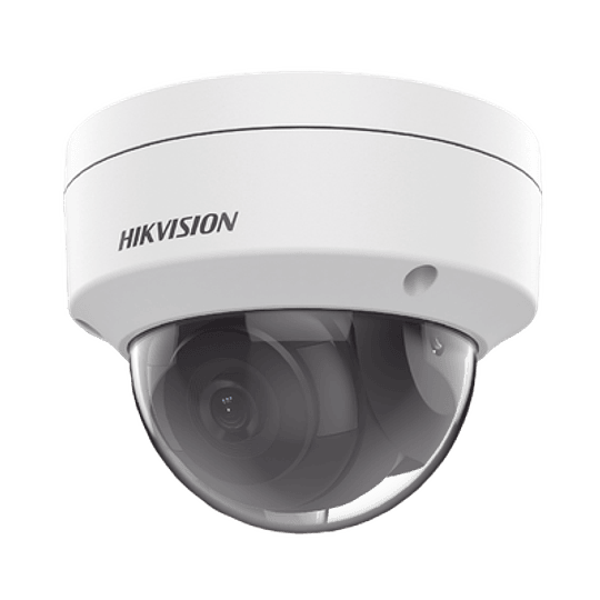 Camara Hikvision, Domo IP 4 Megapixeles, Lente 2.8 mm, 30 mts IR EXIR, IP67, IK10, PoE, Videoanaliticos (Filtro de Falsas Alarmas), Entrada y Salida de Audio / Alarma, Modelo: DS-2CD2143G2-I(S)