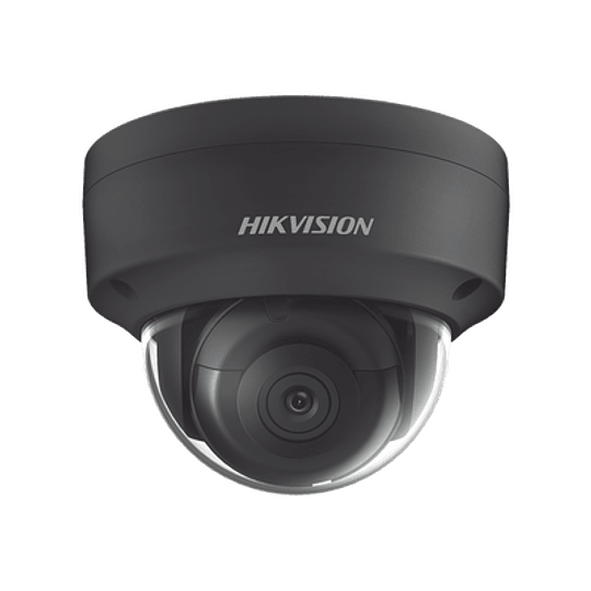 Camara Hikvision, Domo IP 4 Megapixeles, Color Negro, Lente 2.8 mm, 30 mts IR EXIR, IP67, IK10, WDR 120 dB, PoE, Entrada y Salida de Audio / Alarma, microSD, Modelo: DS-2CD2143G2-I(S)(BLACK)