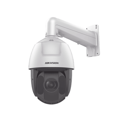 Camara Domo Hikvision PTZ IP, 4 Megapixeles, 25X Zoom, 150 mts IR DARKFIGHTER, IP66, WDR 120 dB, PoE+, Entrada y Salida de Audio - Alarmas, MicroSD, Modelo: DS-2DE5425IW-AE(T5)