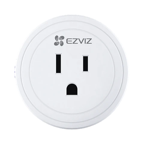 Enchufe Inteligente Ezviz, Wi-Fi, Control a través de la Aplicación Móvil, Conecte los Dispositivos del Hogar,Soporta Asistente de Voz de Google y Alexa, Modelo: T30