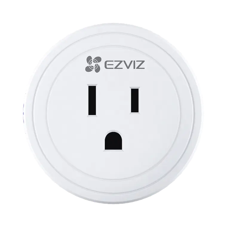Enchufe Inteligente Ezviz, Wi-Fi, Control a través de la Aplicación Móvil, Conecte los Dispositivos del Hogar,Soporta Asistente de Voz de Google y Alexa, Modelo: T30 1