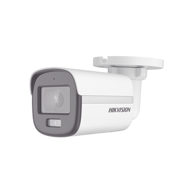 Camara Hikvision Bala TURBOHD 2 Megapixeles (1080p),Color 24/7, Lente 2.8 mm, METAL, Luz Blanca 20 mts, IP67, TVI-AHD-CVI-CVBS, Modelo: DS-2CE10DF0T-F 1