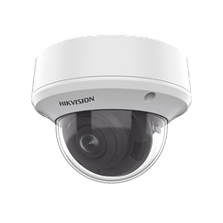 Camara Domo TURBOHD 5 Megapixeles, Lente Mot. 2.7 - 13.5 mm, IR EXIR 40 mts, TVI-AHD-CVI-CVBS, IK10, IP67, dWDR, 12 Vcc, 24 VCA, Modelo: DS-2CE5AH0T-AVPIT3ZF(C)