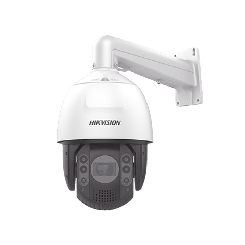 Camara Hikvision Domo PTZ IP 2 Megapixeles, Zoom, IR, IP66, IK10, Alerta Audible y Luz Estroboscópica, Autoseguimiento, Darkfighter, Rapid Focus, Modelo: DS-2DE7A225IW-AEB(T5)