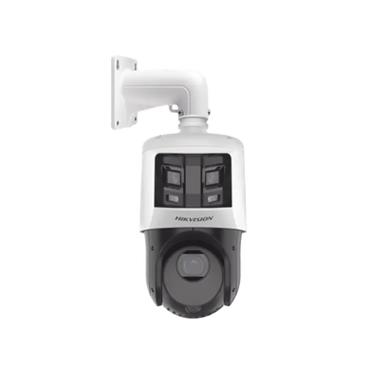 Camara Hikvision TandemVu Domo PTZ IP 4 Megapixeles, Panoramica 6 Megapixeles, Zoom, IR, IP66, WDR, PoE+, Audio y Alarma, Modelo: DS-2SE4C425MWG-E/26(F0) 1