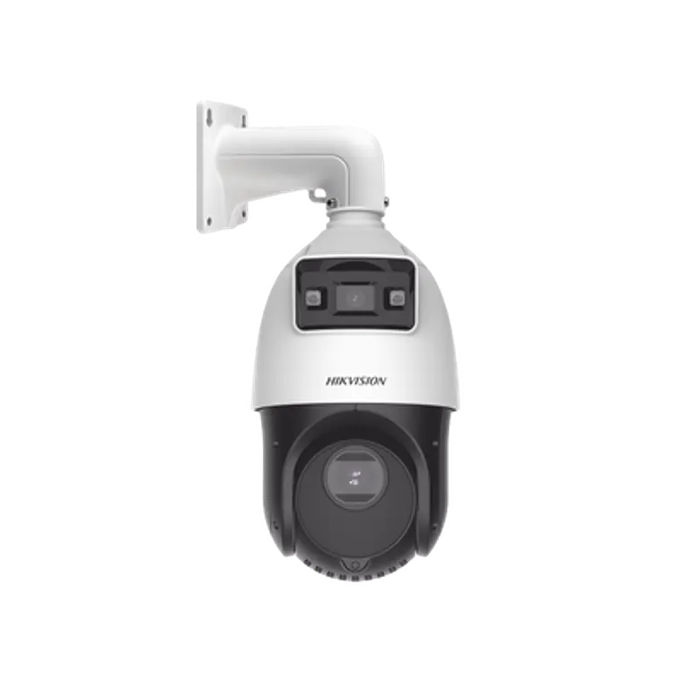 Camara Hikvision TandemVu Domo PTZ IP 4 Megapixeles con Camara Fija 4 Megapixeles, 15X Zoom, 100 mts IR, IP66, ACUSENSE, PoE+, Audio y Alarma, Modelo: DS-2SE4C415MWG-E(14F0) 1